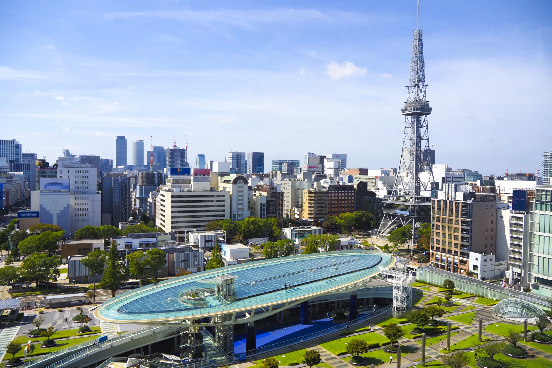 名古屋・栄を中心とした中部・北陸エリアのLEDビジョンのイメージ