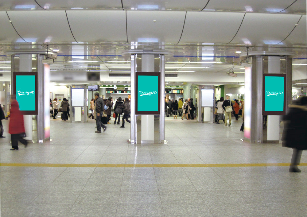 J・ADビジョン 横浜駅中央通路 実写